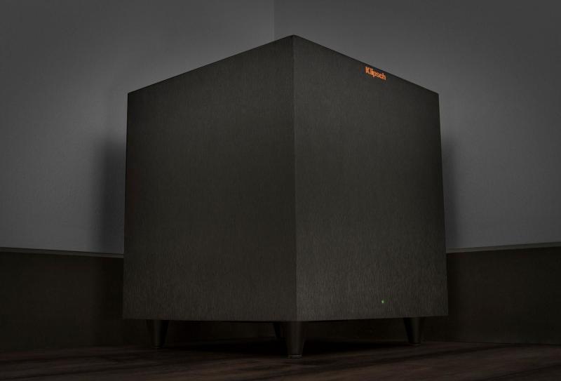 Reference Theatre Pack subwoofer in a corner