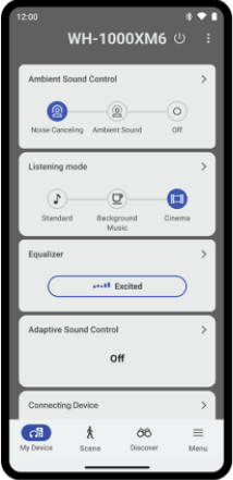 Description image for Sony WH-1000XM6 Over-Ear Noise Cancelling Bluetooth Headphones SILVER