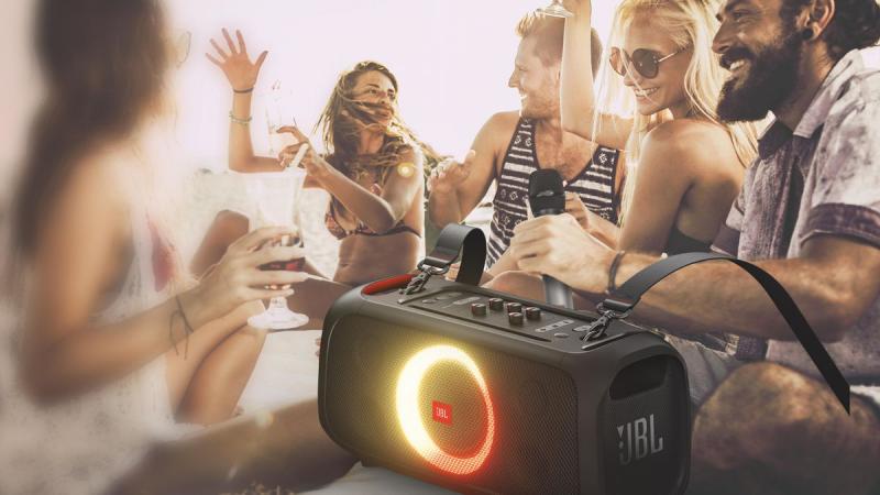 JBL PartyBox On-The-Go Portable Party Speaker Black