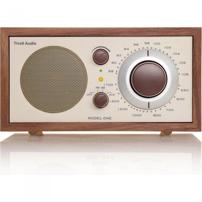 Tivoli Audio M1SLC Model One AM/FM Table Radio Cherry/Silver - Click Image to Close