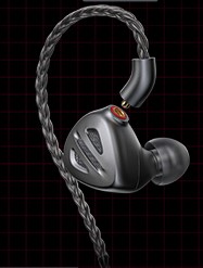 Description image for FiiO FH9 1 Dynamic 6 Balanced Armature Driver IEMs BLACK
