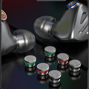 Description image for FiiO FH9 1 Dynamic 6 Balanced Armature Driver IEMs BLACK