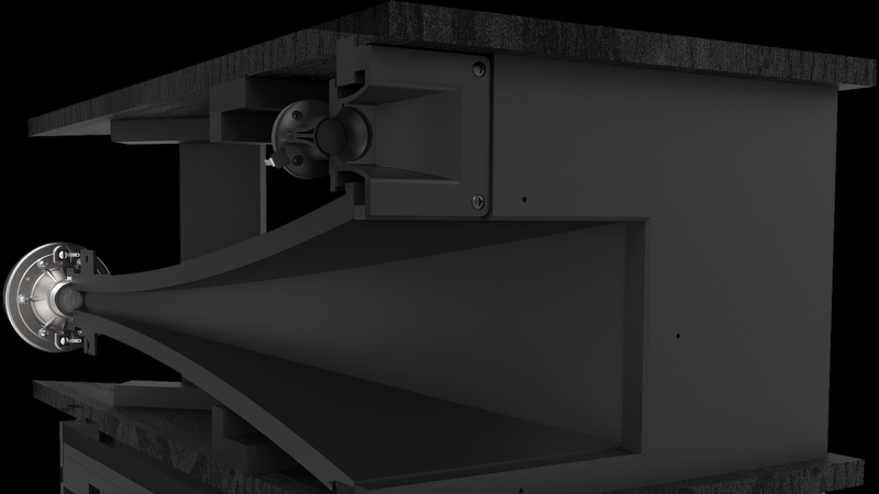 Description image for Klipsch KHORNAK6C 15" Klipschorn AK6 Floorstanding Speaker CHERRY