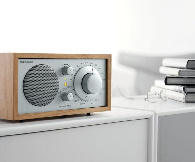 Tivoli Audio M1SLC Model One AM/FM Table Radio Cherry/Silver Canada