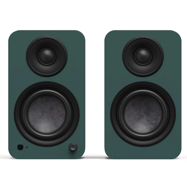 Kanto Living YU4 2nd Gen (2nd Gen) 160 W Powered Speakers System with Bluetooth 5.3 Phono Preamp USB-C GREEN