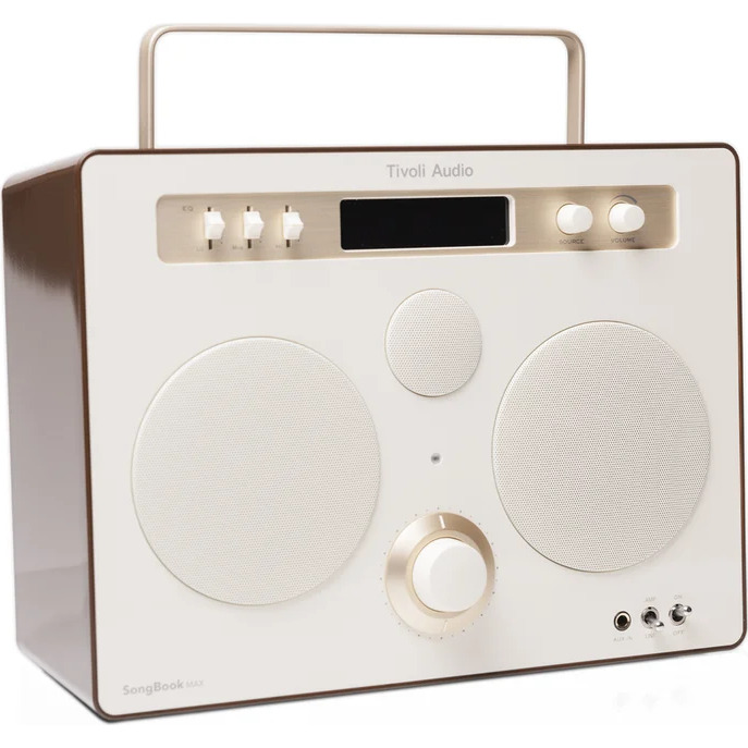 Tivoli Audio Songbook MAX Portable Bluetooth Speaker CREAM/BROWN