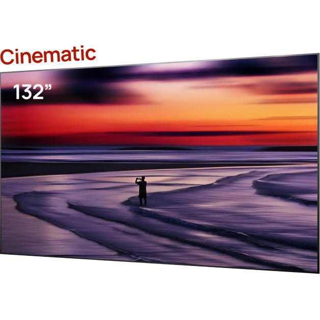 AWOL Vision ALR Cinematic Fixed 132 Inch ALR Fixed Frame Projection Screen