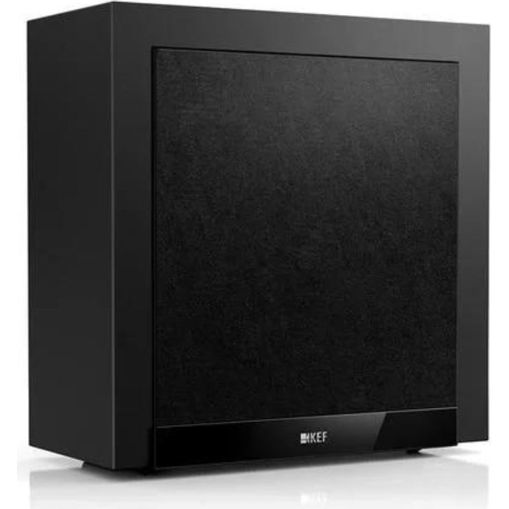 KEF T-2 Ultra-Thin 10" Powered Subwoofer 250W BLACK