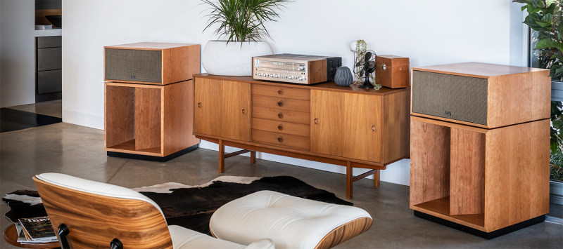 Description image for Klipsch LASCALAIIIC 15" La Scala III AL5 Floorstanding Speaker CHERRY