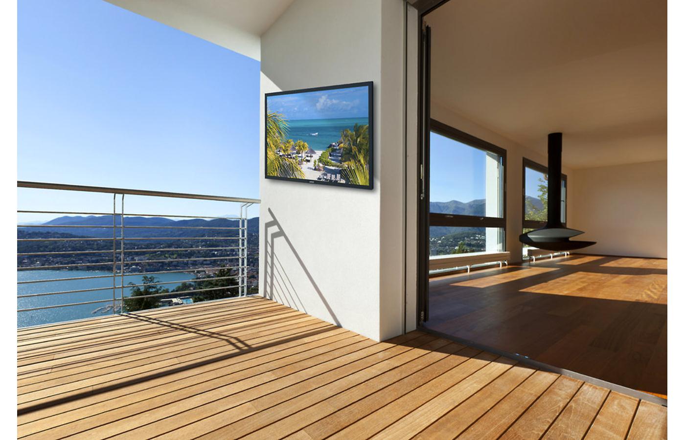 SunBriteTV® SB-6570HD Installed in a patio